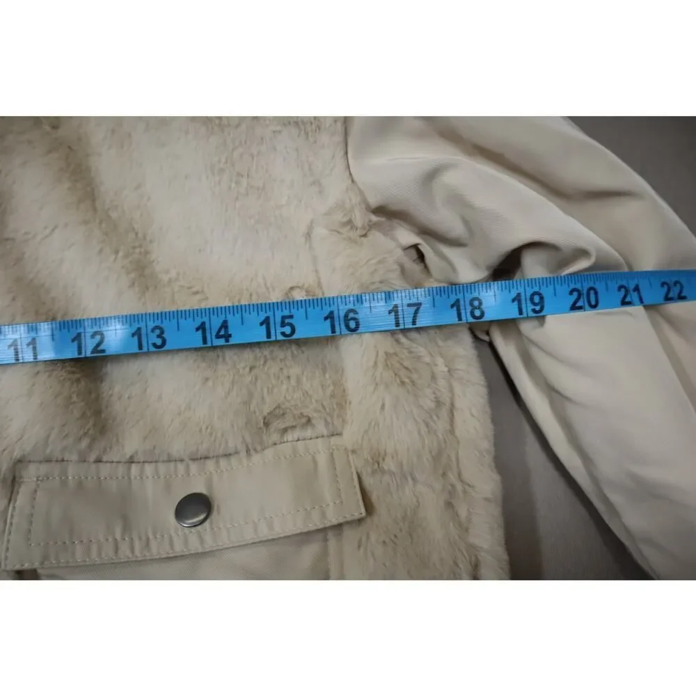 Epic Threads Big Girls Faux Fur Bomber Jacket Desert Mirage Size‎ M